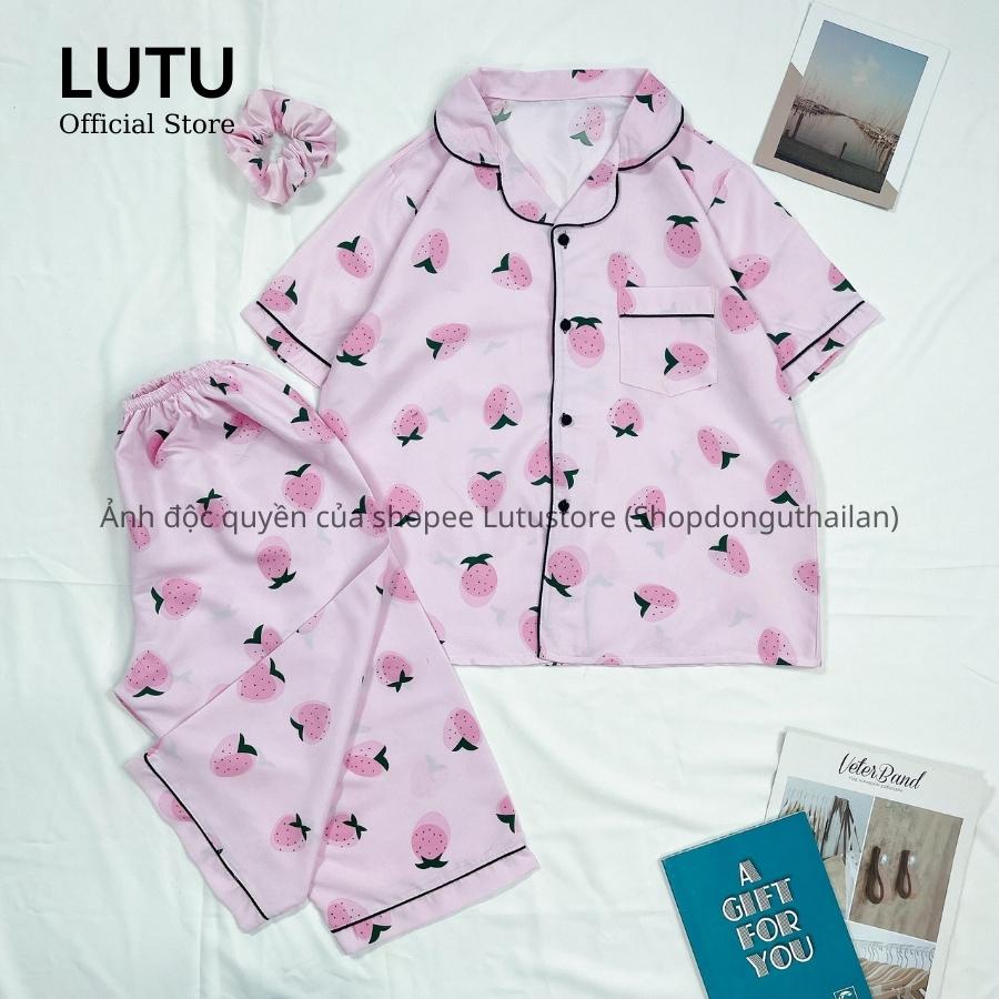 Bộ pijama áo cộc quần lửng siêu cute