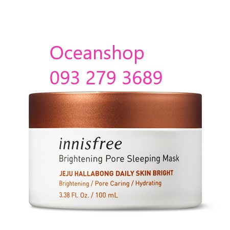 Mặt nạ ngủ dưỡng trắng Brightening Pore Sleeping Mask 100ml