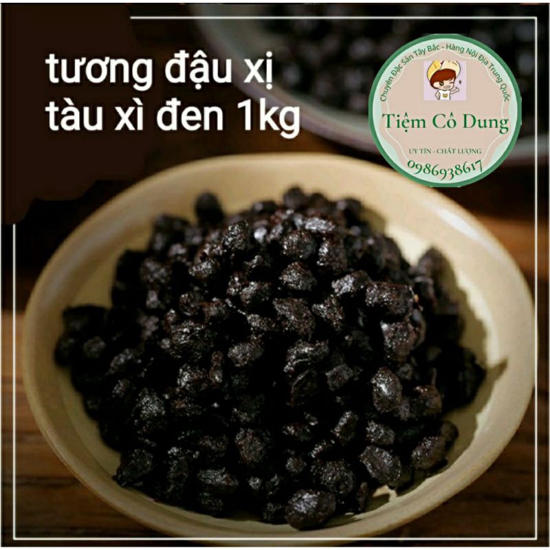 ĐẬU XỊ _hạt tàu xì đen trung quốc 2 gói (1kg)