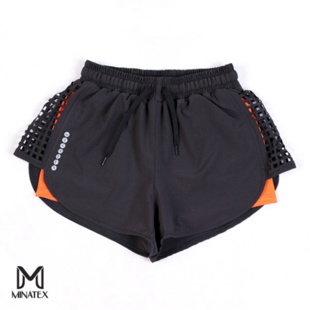 freeship  Quần đùi 2 lớp đi bơi đi biển, quần tập gym Minatex