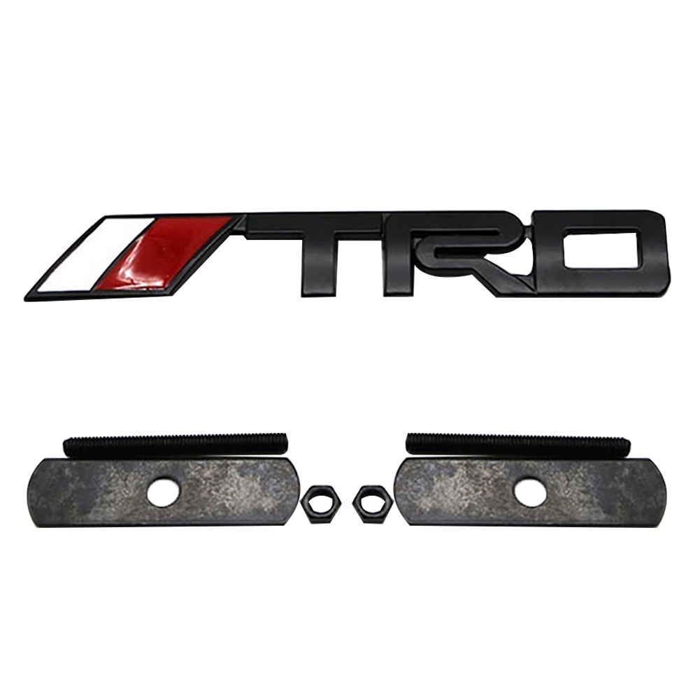 1 Miếng Dán logo TRD Bằng Kim Loại 3D Dùng Trang Trí Xe Hơi TOYOTA TRD
