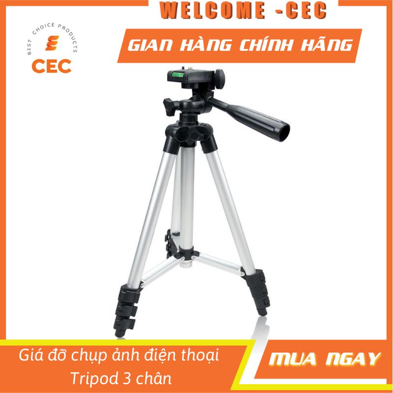 Giá đỡ chụp ảnh điện thoại Tripod 3 chân chụp hình livestream TP03