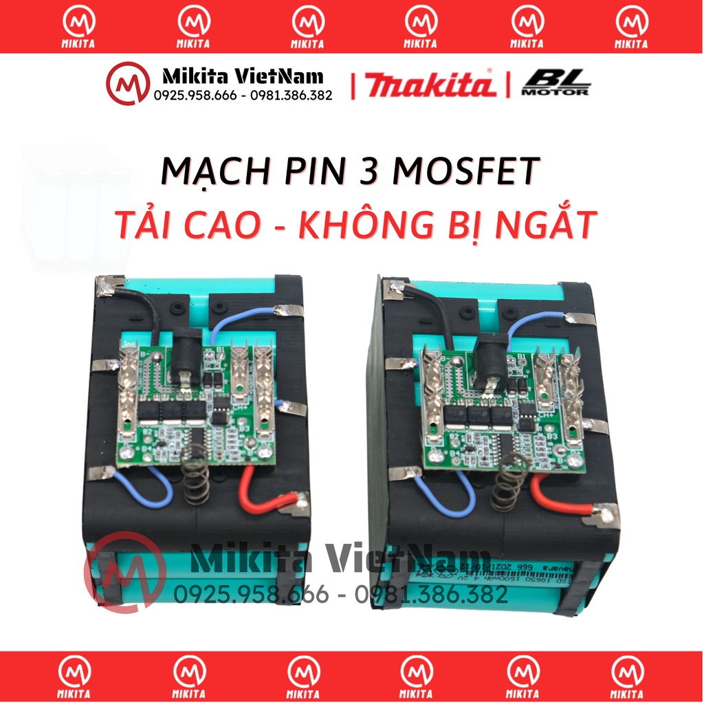 Pin MAKITA 15 Cell Đóng Sẵn Bảo Hành Lỗi Đổi Mới Trong 6 Tháng
