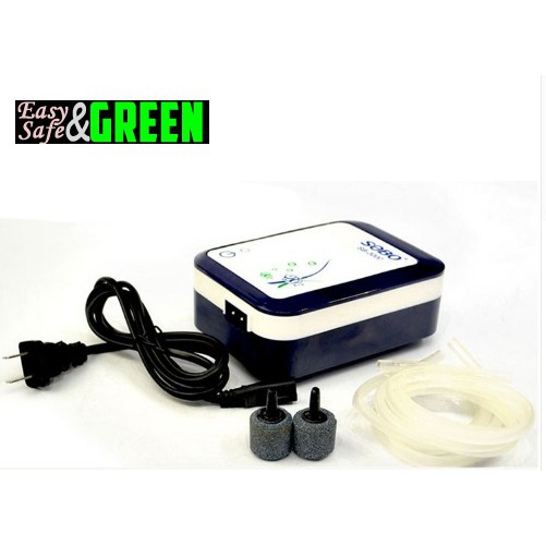 Máy sủi oxy tích điện SB-3000, sục sủi oxy bể cá cảnh