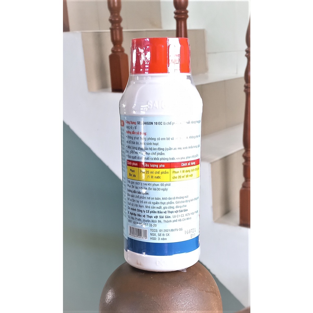 Chế phẩm diệt muỗi SECSAIGON 10EC 450ml