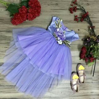 Đầm Mullet hoa 3D