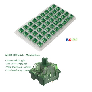 Switch thay nóng cho bàn phím cơ AKKO CS switch| AKKO (hộp 45cái) & TTC switch (hộp 10cái) - Hàng Mai Hoàng