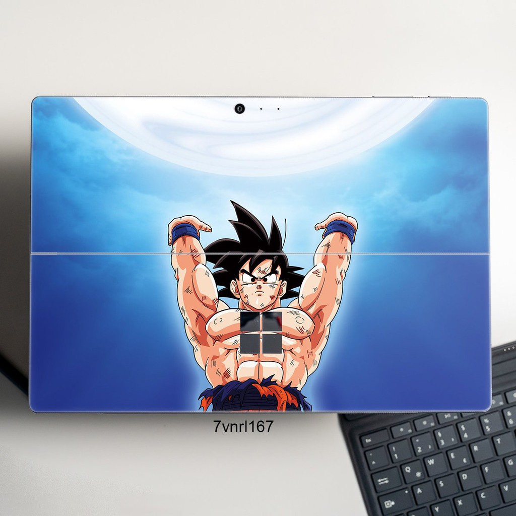 CỰC SỐC Skin dán hình Dragon Ball x03 cho Surface 3 2015; Go, Go 2, Go 3; Pro 2 3 4 5 6 7 8 X DECAN CAO CẤP
