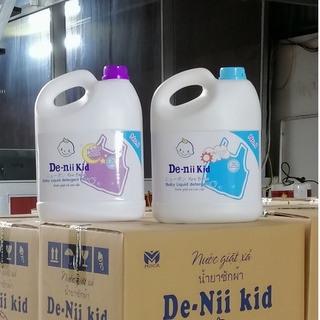 💥 FREE SHIP XTRA💥 NƯỚC GIẶT XÃ HƯƠNG HOA DE NII KID AN TOÀN CHO BÉ VÀ GIA ĐÌNH BẠN 3,8L