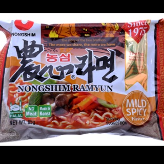 Mì ăn liền Nongshim hương vị Cay nhẹ gói 85g