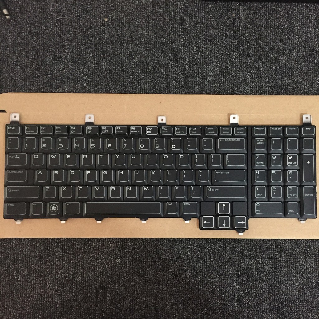 (KEYBOARD) BÀN PHÍM LAPTOP DELL ALIENWARE M17X (RENEW, BH 6TH) dùng cho Alienware M17X R1 R2 R3