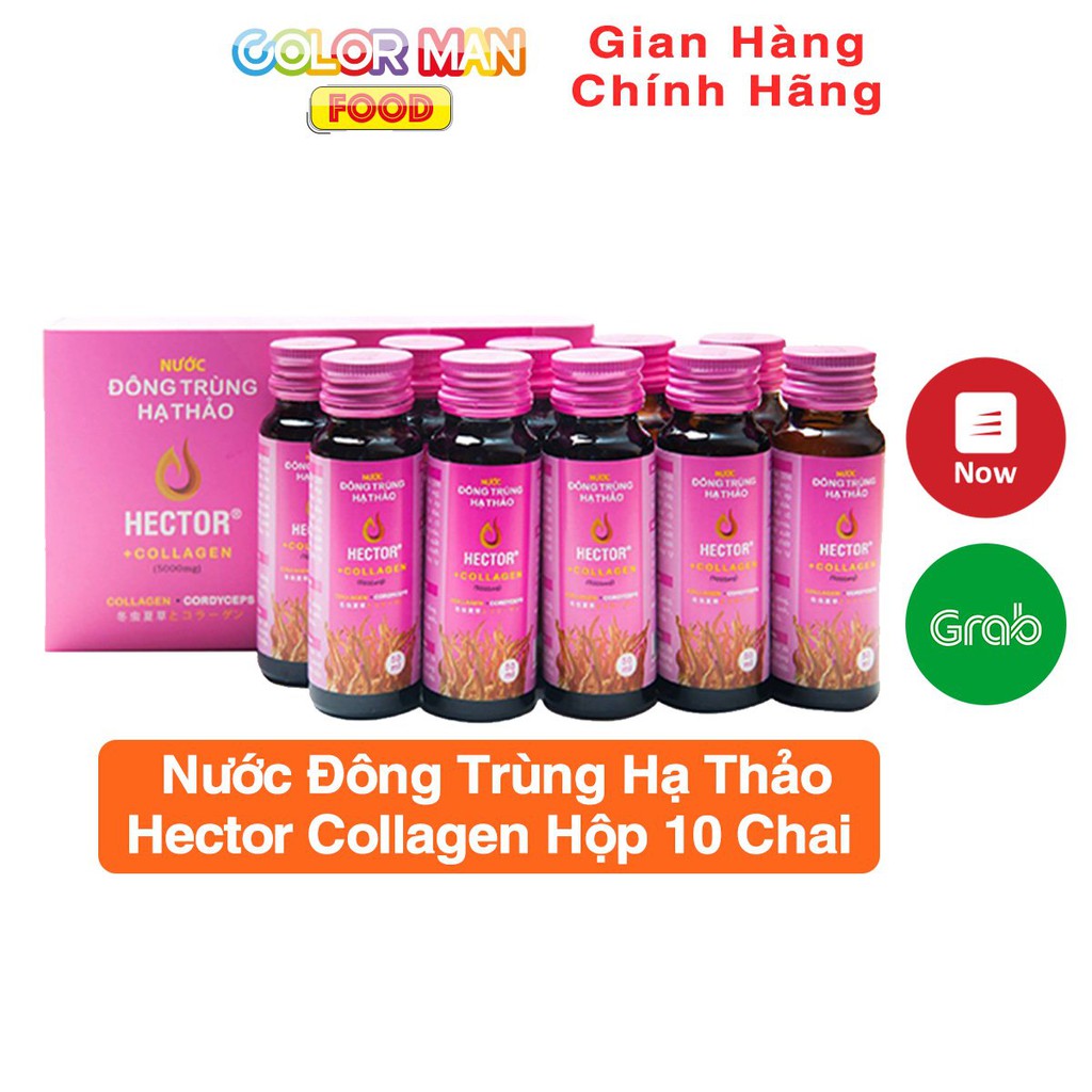 Chai 50ml Nước Đông Trùng Hạ Thảo Hector Collagen Chính Hãng