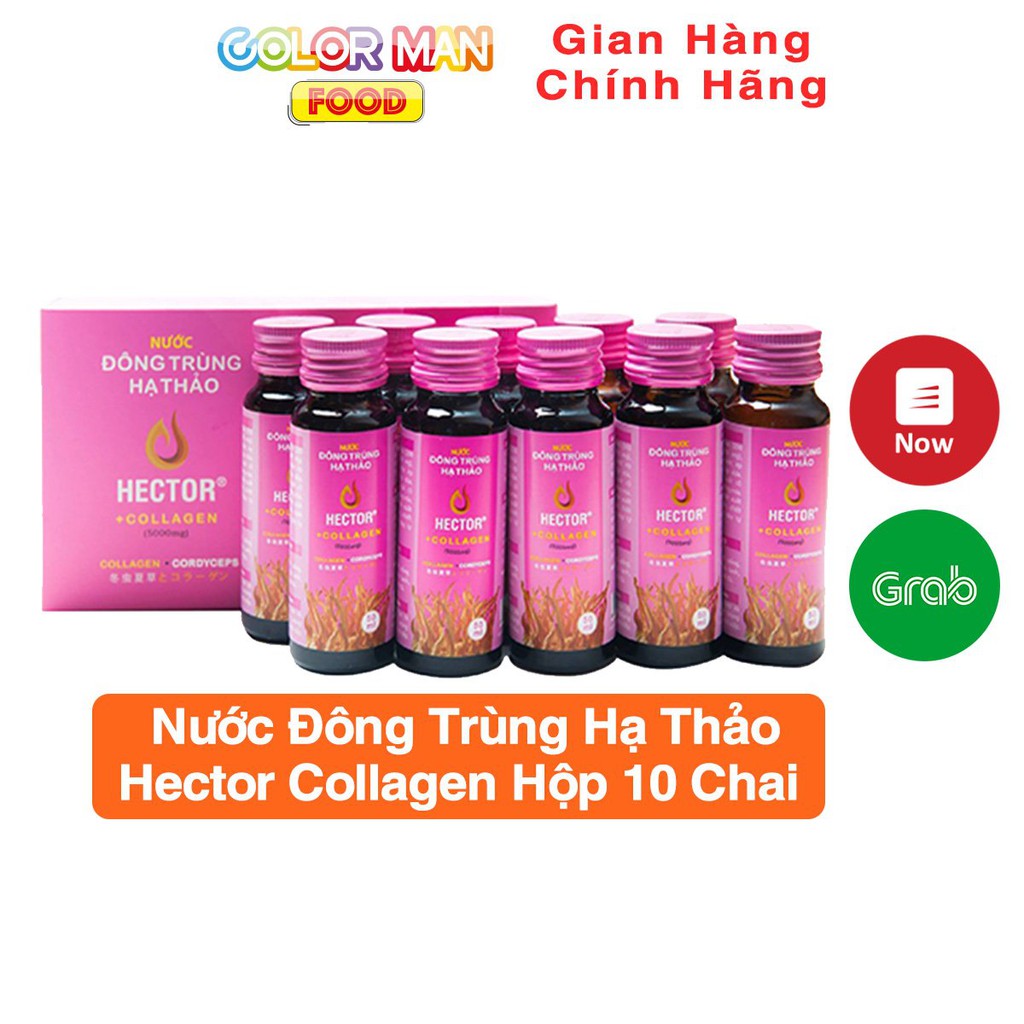 [DATE 03/07/24]Chai 50ml Nước Đông Trùng Hạ Thảo Hector Collagen Chính Hãng