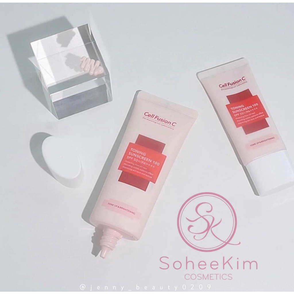 Combo Đủ Phân Loại Kem chống nắng Cell Fusion C fullsize Clear và Laser 50ml