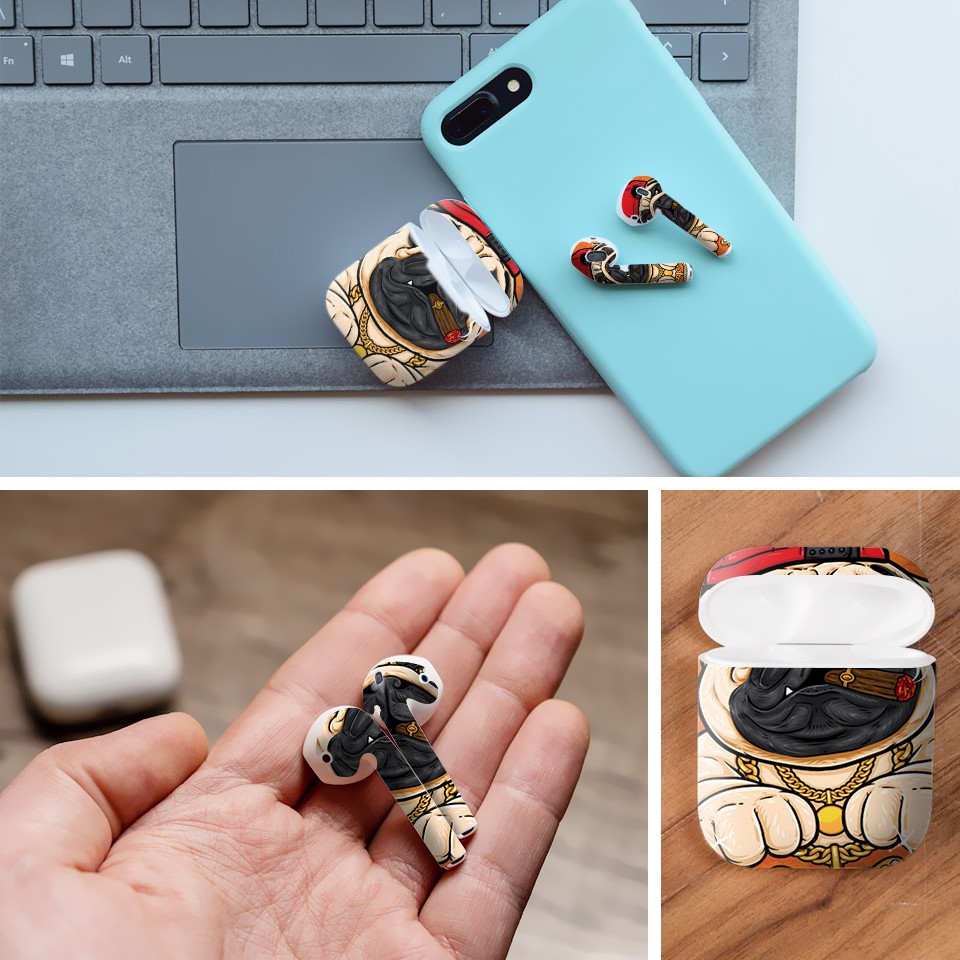 Miếng dán skin cho AirPods in hình thiết kế - atk111