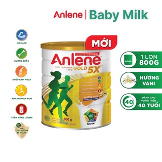 Sữa bột Anlene gold 5X hương Vani 800g