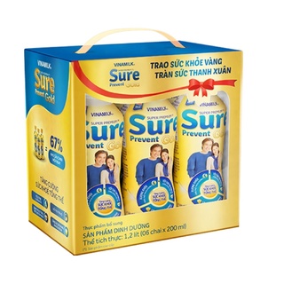 Sữa Bột Pha Sẵn Vinamilk Sure Prevent 6chaix200ml