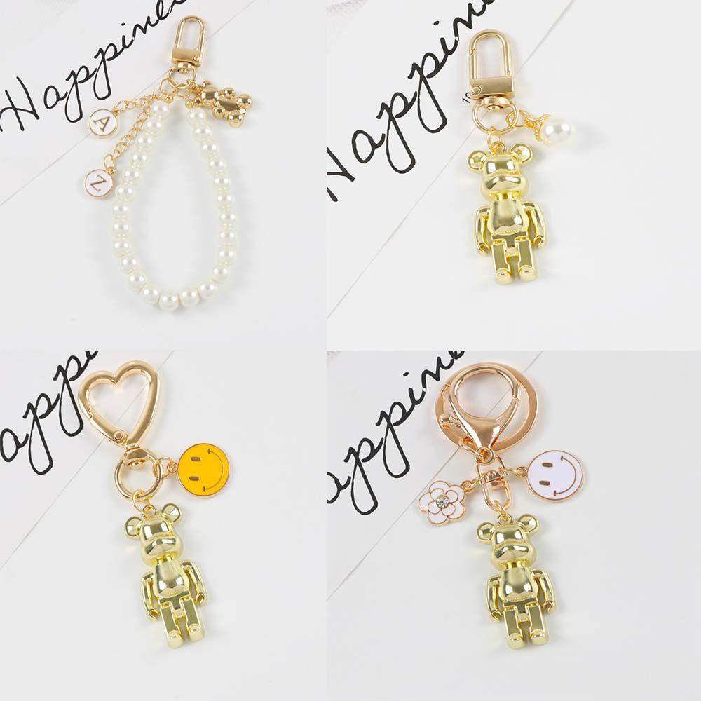 LANFY Móc Khóa Hình Gấu Bằng Acrylic Dễ Thương