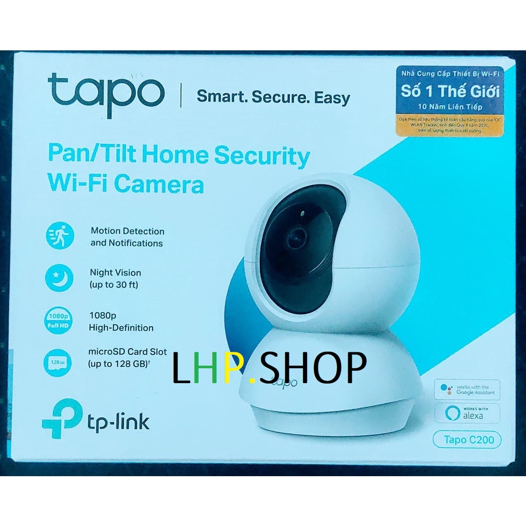 (NEW) Camera giám sát quay quét IP Wifi TP-Link Tapo C200 Full HD 1080P (Hàng Chính Hãng TP-Link VN)