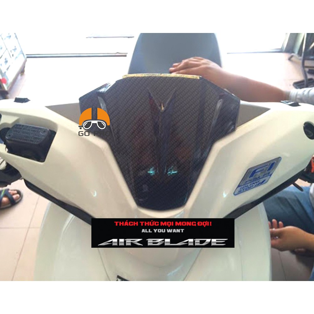 [CHÍNH HÃNG] Ốp Mão Chắn Gió AIR BLADE 2016 - 2019 Nhựa Xi