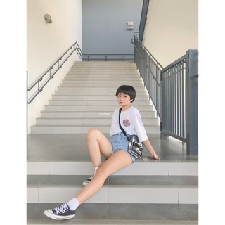Áo thun tay lỡ basic REPAIR - ÁO PHÔNG BASIC BY FIINSTORE