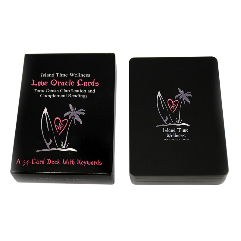 Bộ Bài Tarot In Chữ Tiếng Anh SUN Island for Timewellness Love for Oracle