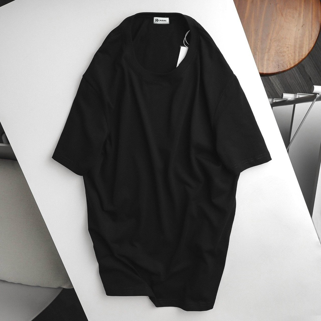 Áo Thun Trơn Basic Unisex Vải Cotton Thời Trang Cao Cấp Cho Nam Nữ