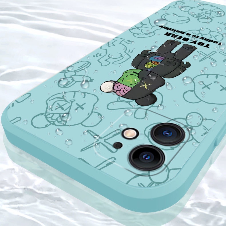 Ốp Điện Thoại TPU Silicon Hình Khối Rubik Gắn Dây Đeo Cho IPhone 6S 7 8 Plus X XS XR XS MAX SE 2020