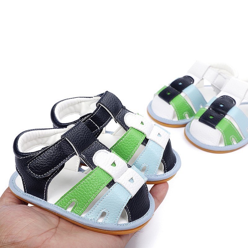 Giày Sandal tập đi cho bé đế cao su mềm mại chống trơn trượt cho bé