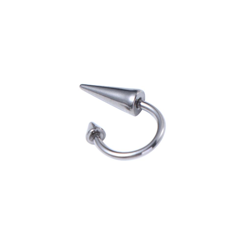 QQMALL Khuyên Mũi Inox Hình Chữ C Cá Tính Dành Cho Nam