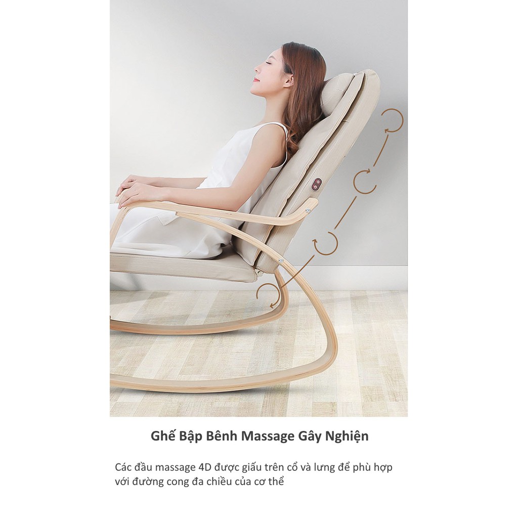 Ghế Thư Giãn Bập Bênh Poang Massage Chair 1