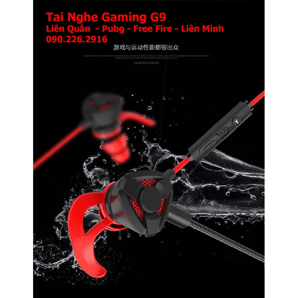 (FreeShip) Tai Nghe Gaming G9 - Có 2 Mic Bản Pro Chuyên Game Pubg Mobile, Free Fire, Liên Minh Tốc Chiến