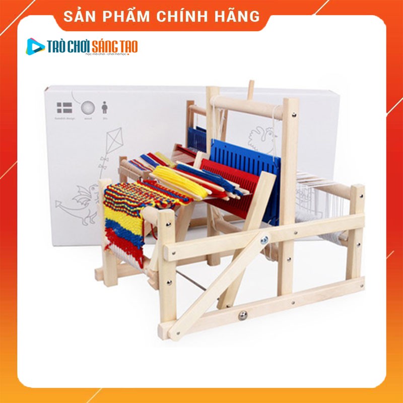 Máy dệt len mini thủ công DIY bằng gỗ