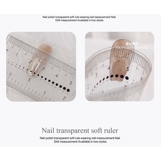 Thước dẻo đo móng làm nailbox ,đo móng úp