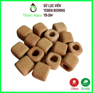SỨ LỌC YEBEN SUPER BIO RING - MOUNTAIN TREE 👌 SỨ VIÊN LỌC NƯỚC HỒ CÁ 🤞 túi chiết 1 lít ~ 500g
