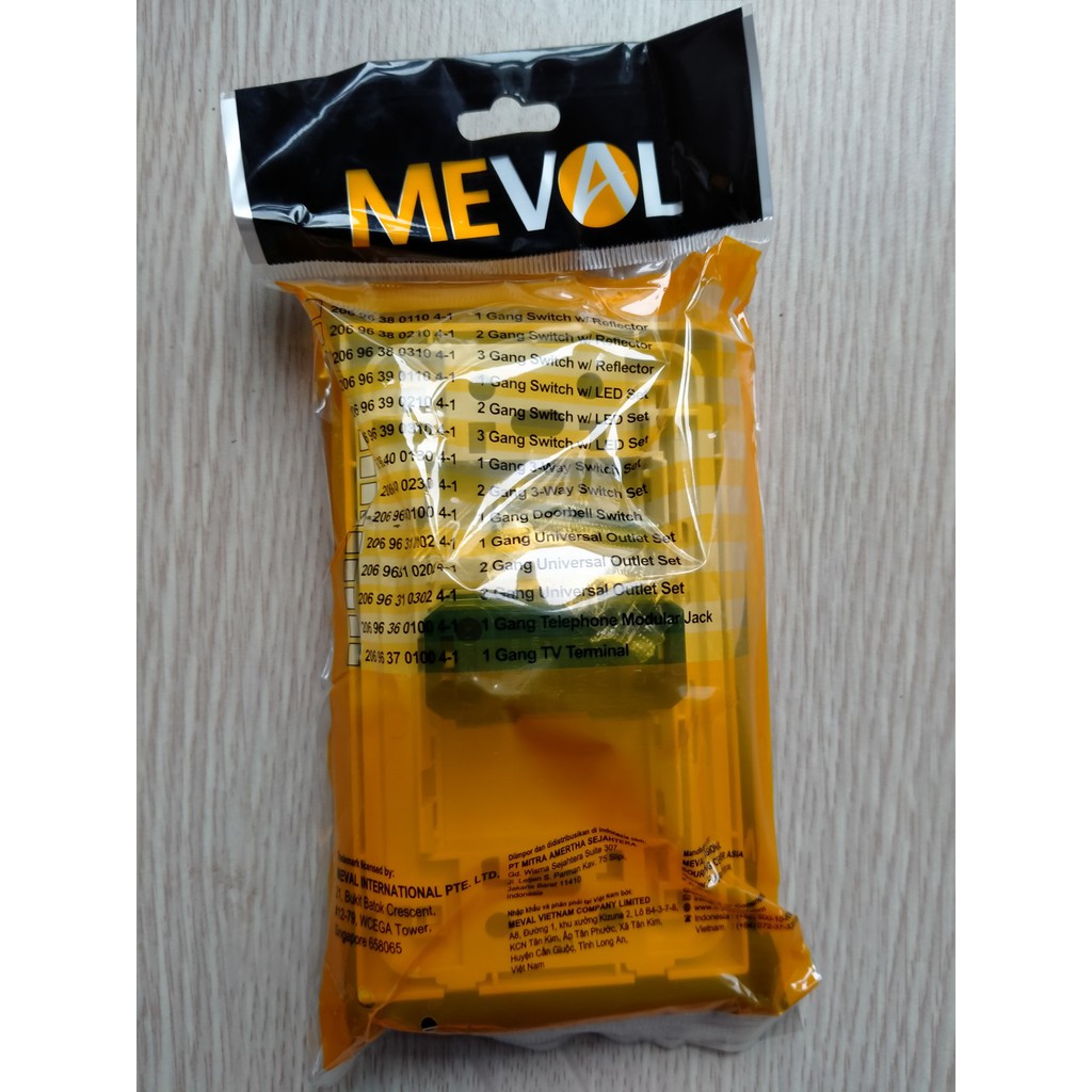Nút Nhấn Chông Điện Kín Nước MPE Meval JYE Hộp Chuông Điện DB MPE