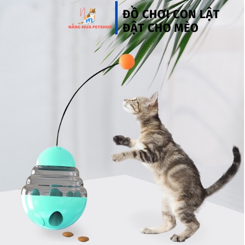 Đồ chơi cho mèo, đồ chơi con lật đật cho mèo không đổ