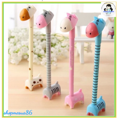 Bút Hươu Cao Cổ Siêu Dễ Thương - Bút Bi cute dễ thương giá sỉ toàn quốc