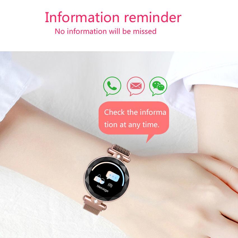 Fashion Smart Watch Women Heart Rate Blood pressure Monitor Fitness Tracker Waterproof Smart Watch