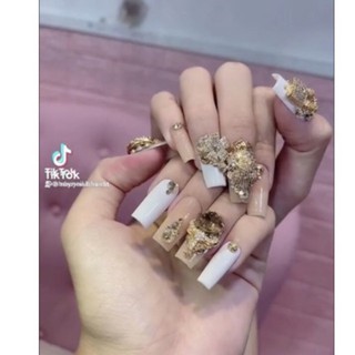 Naibox Nuna mong tay giả thủ công combo 3 bộ móng inbox đổi size đổi shape giao hoả tốc
