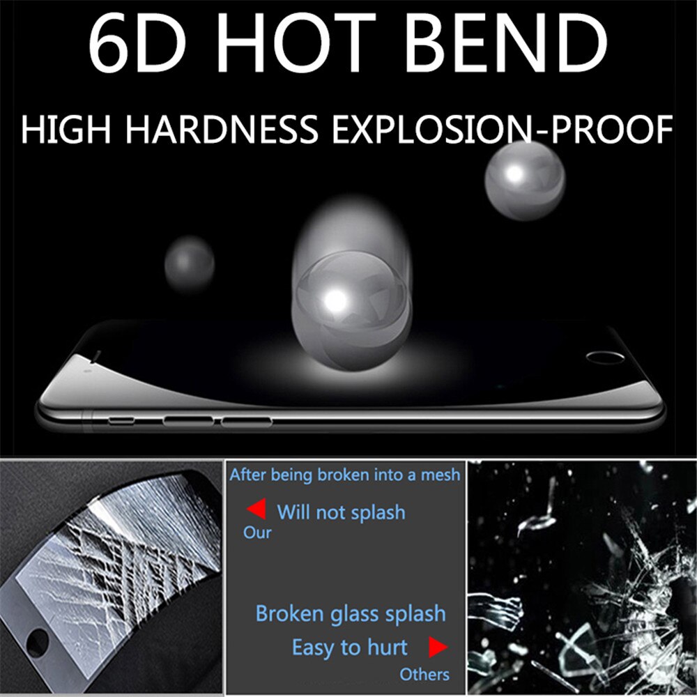 Kính Cường Lực 6d Bảo Vệ Toàn Màn Hình Cho Iphone 13 12 pro promax 12mini 11 11pro 11promax X Xs Max Xr 6 6s 6plus 7 8 7plus 8plus Se 2020