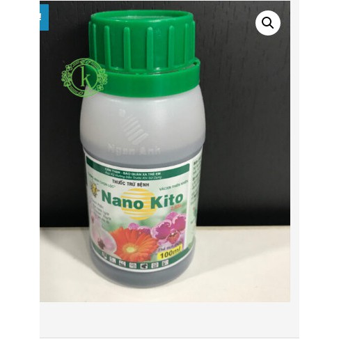 THUỐC TRỊ NẤM SINH HỌC DÀNH CHO HOA HỒNG NANO KITO 100ML