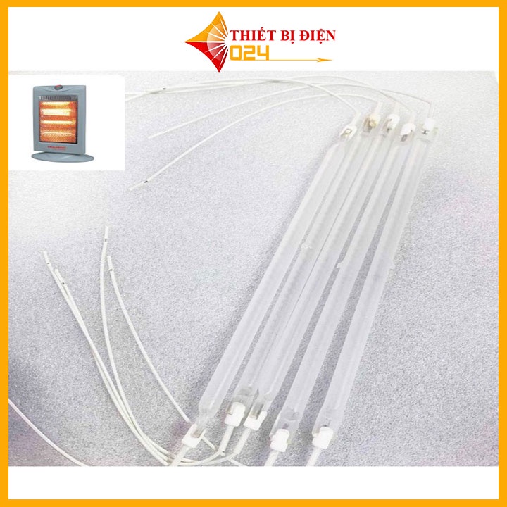Bóng Quạt Sưởi Halogen Liền Dây 20cm 24cm 25cm 26cm 400W 220V