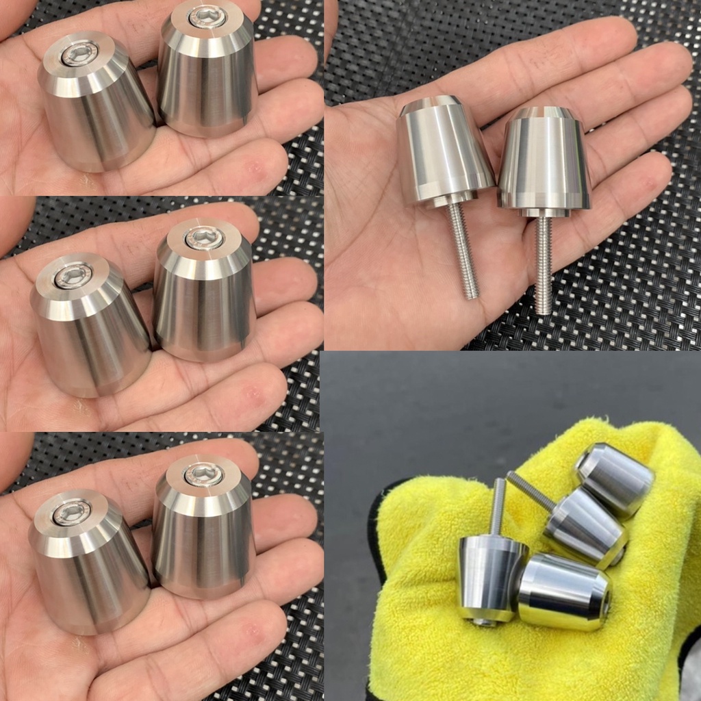 Gù inox chống rung tay lái, nặng 400g 1 cặp kèm ốc