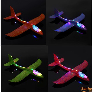 ( ĐƯỢC CHỌN MÀU ) MÁY BAY XỐP, MÁY BAY PHI BẰNG TAY CHO BÉ CÓ ĐÈN