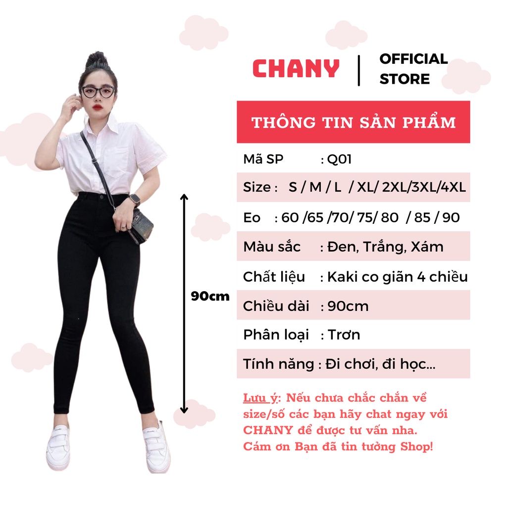 Quần Bò giấy co giãn 4 chiều CHANY Bigsize