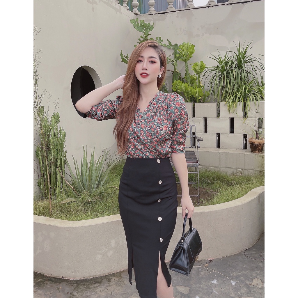 Chân váy sơ mi cao cấp sang chảnh đi làm viêc nơi công sở, đi chơi,tôn vinh vẻ đẹp phái nữ | BigBuy360 - bigbuy360.vn