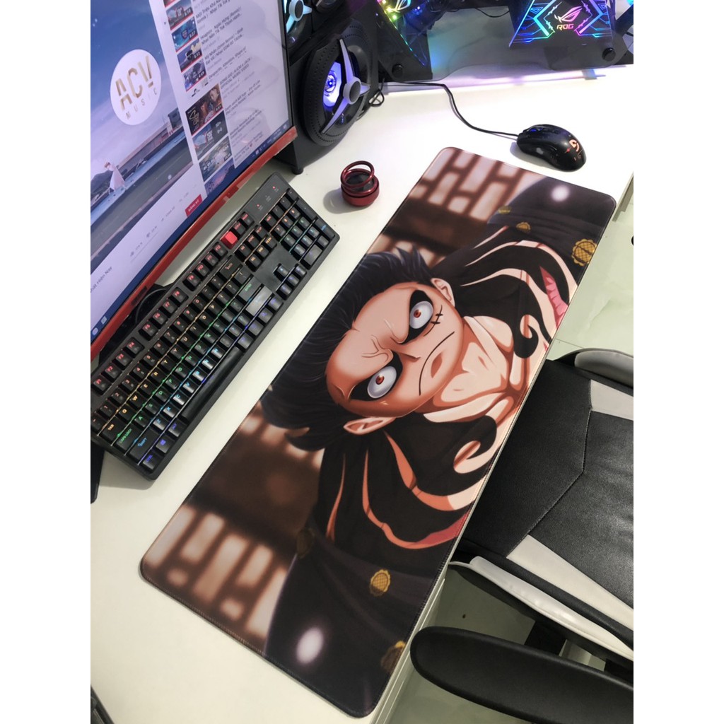 ( ưu đãi cực khủng ) Miếng lót chuột 80x30 hình Onepiece - Đảo Hải Tặc siêu Hot - mouse pad game SIZE lớn