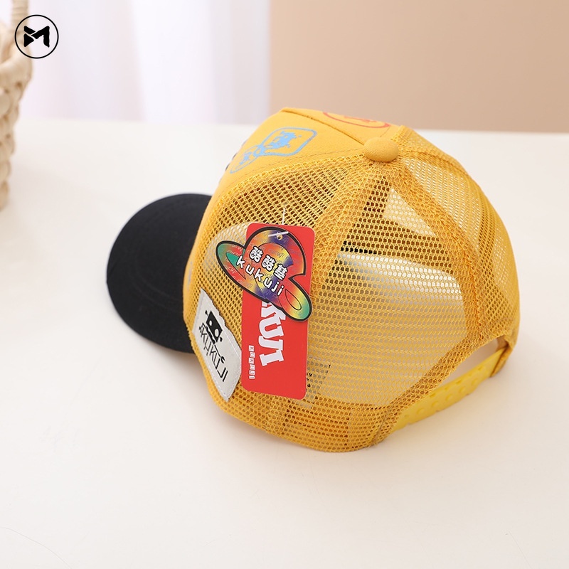 Nón Lưỡi Trai Phối Lưới Thoáng Khí Thời Trang Cho Bé