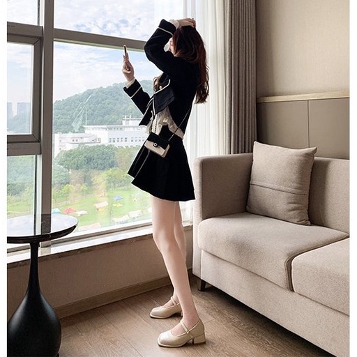 Giày búp bê quai ngang mảnh cài vô cùng basic tiểu thư POCI 175